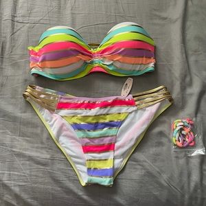 NBW- Victoria secret multicolored bikini